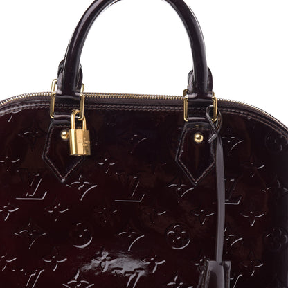 Louis Vuitton Vernis Alma PM Amarante 9 of 9