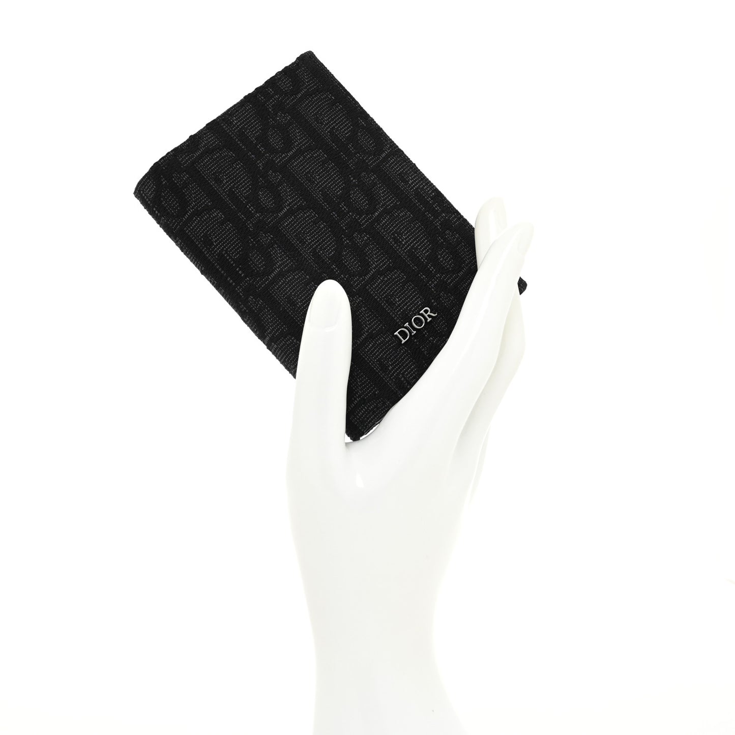 Oblique Bi-Fold Card Holder Black