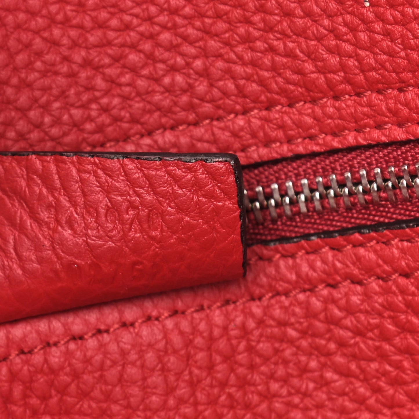 Soft Calfskin Medium Jackie Top Handle Bag Hibiscus Red