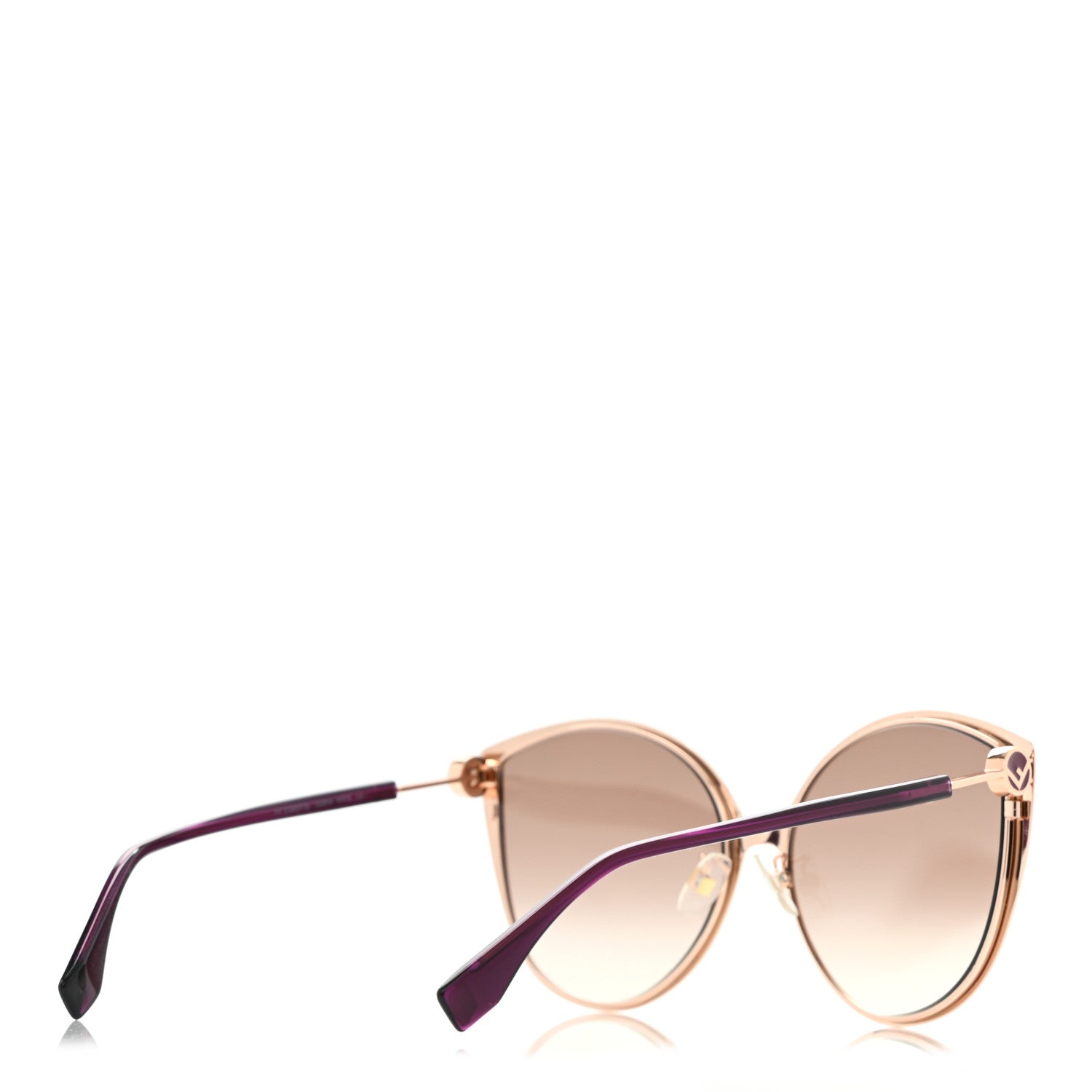 Fendi Cat Eye F is Fendi Sunglasses FF 0395/F/S Gold 4 of 7