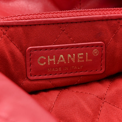 Chanel Shiny Calfskin Quilted Small Chanel 22 Red 7 of 13