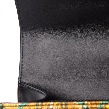 Gucci Iridescent Brocade Small Sylvie Shoulder Bag Gold 10 of 13