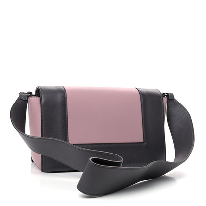 Celine Shiny Smooth Calfskin Medium Frame Shoulder Bag Liquorice Antique Rose 2 of 8