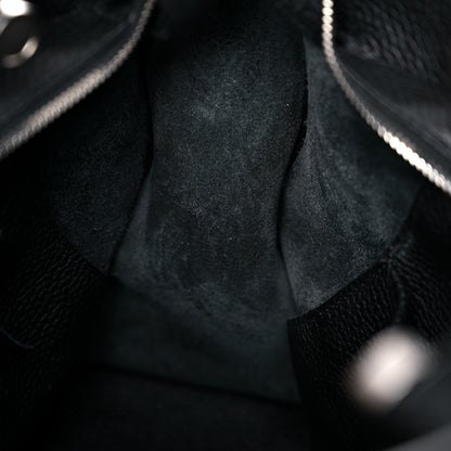 Balenciaga Veau Grana Perforated Blackout Hardware City Black 14 of 17