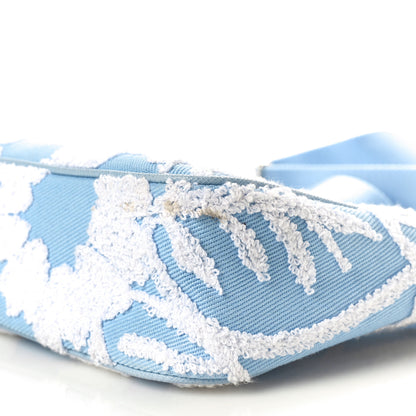 Prada Nylon Drill Logo Embroidered Re-Edition 2005 Shoulder Bag Celeste White 10 of 10