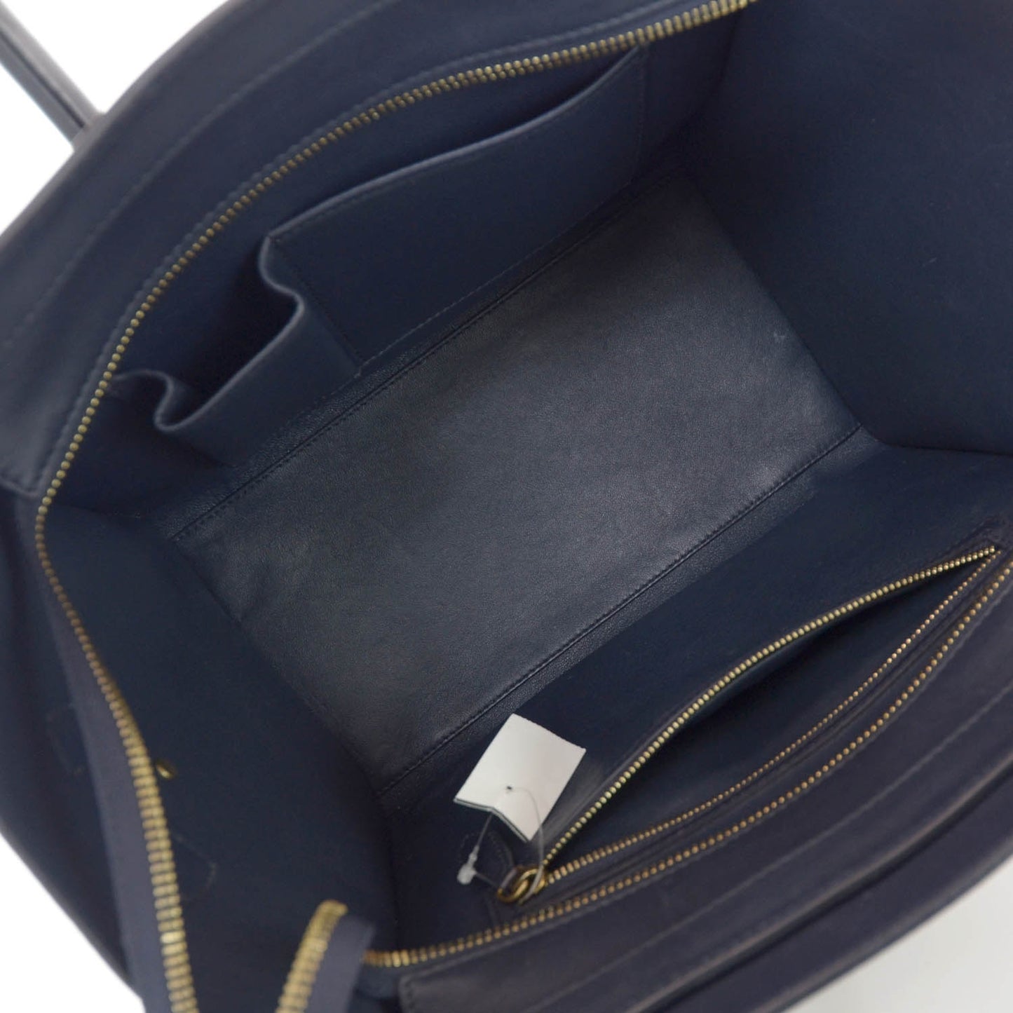 Smooth Calfskin Mini Luggage Navy