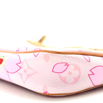 Louis Vuitton Monogram Cherry Blossom Pochette Accessories Pink 9 of 13