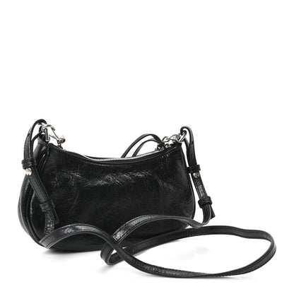 Balenciaga Agneau Arena Le Cagole Mini Purse With Chain Black 3 of 10