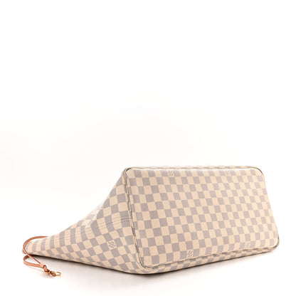 Louis Vuitton Damier Azur Neo Neverfull GM Rose Ballerine 4 of 14