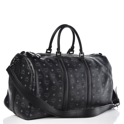 MCM Visetos XLarge Traveler Weekender Bag Black 3 of 11