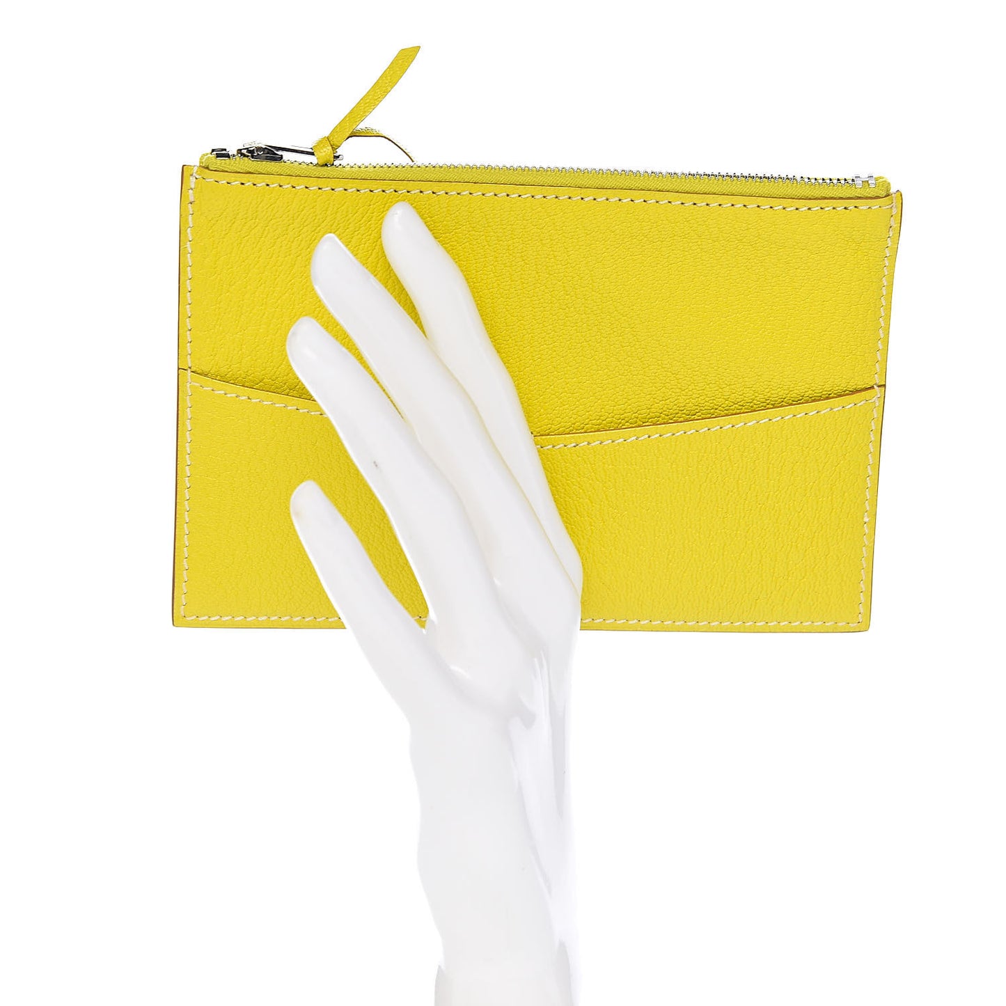 Chevre Mysore Envelope Trio Wallet Insert Lime