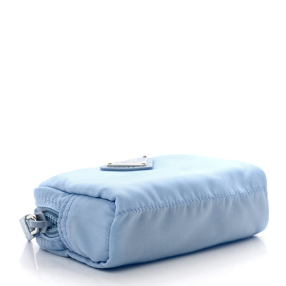 Prada Nylon Tessuto Cosmetic Pouch Light Blue 4 of 7