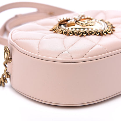 Dolce & Gabbana Calfskin Devotion Crossbody Bag Cipria 9 of 11