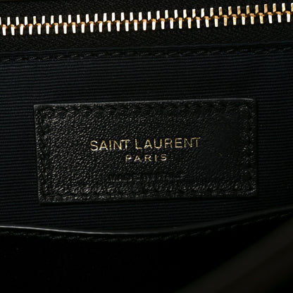 Saint Laurent Grained Lambskin Monogram Large Niki Chain Satchel Light Musk 6 of 10