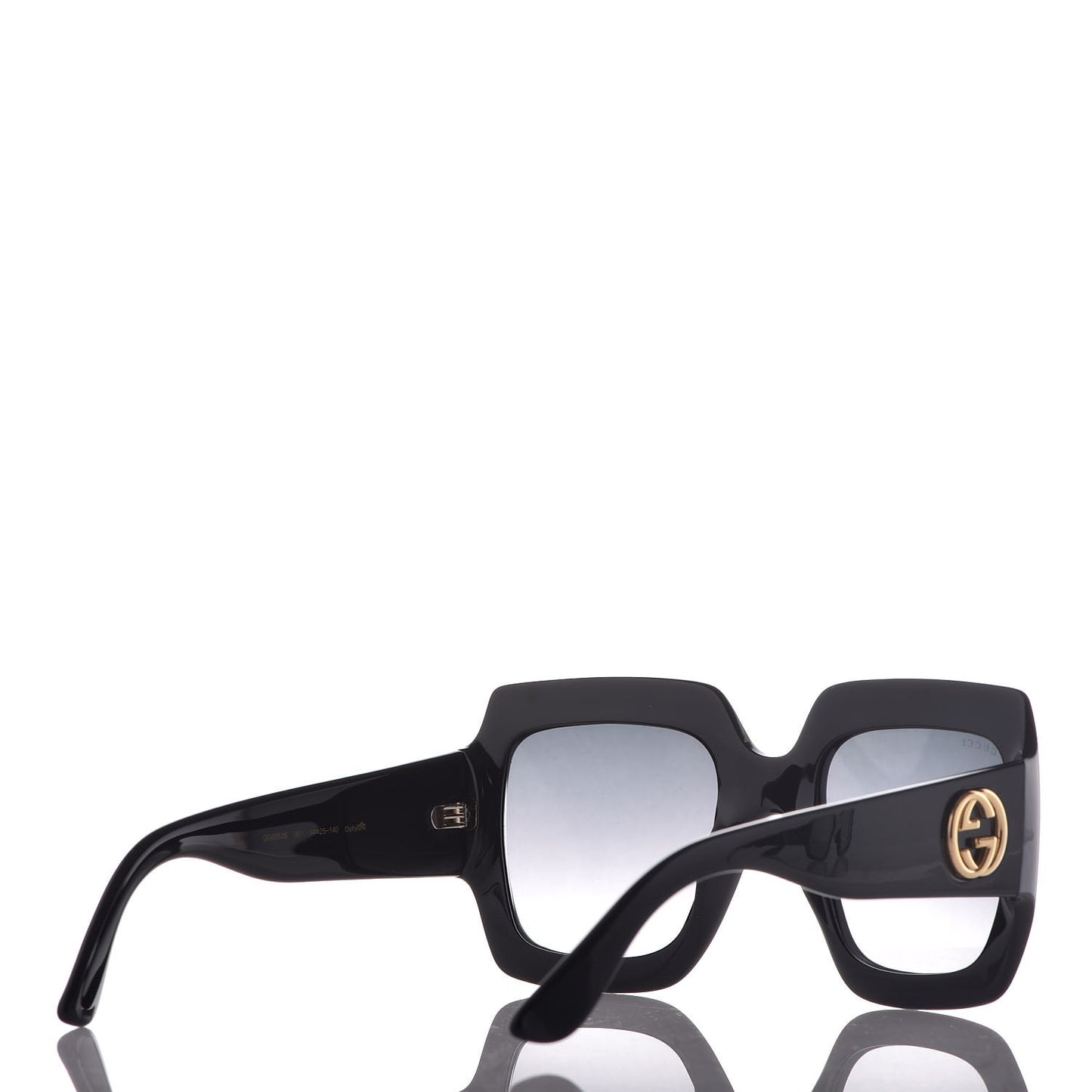 Acetate Square Frame Sunglasses GG0053S Black