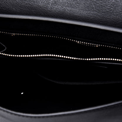 Givenchy Grained Calfskin Chain Small Shark Lock Satchel Black 10 of 18