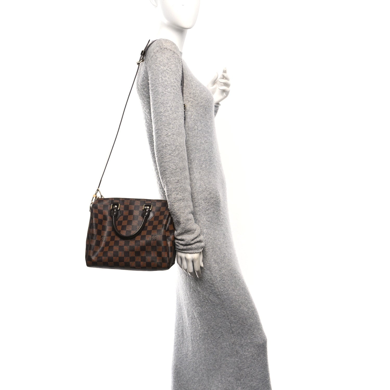 Louis Vuitton Damier Ebene Speedy Bandouliere 25 2 of 11