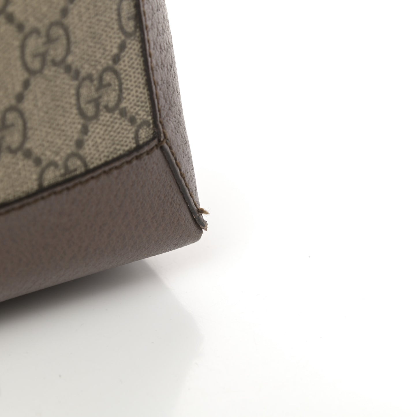 GG Supreme Monogram Web Large Ophidia Tote Brown
