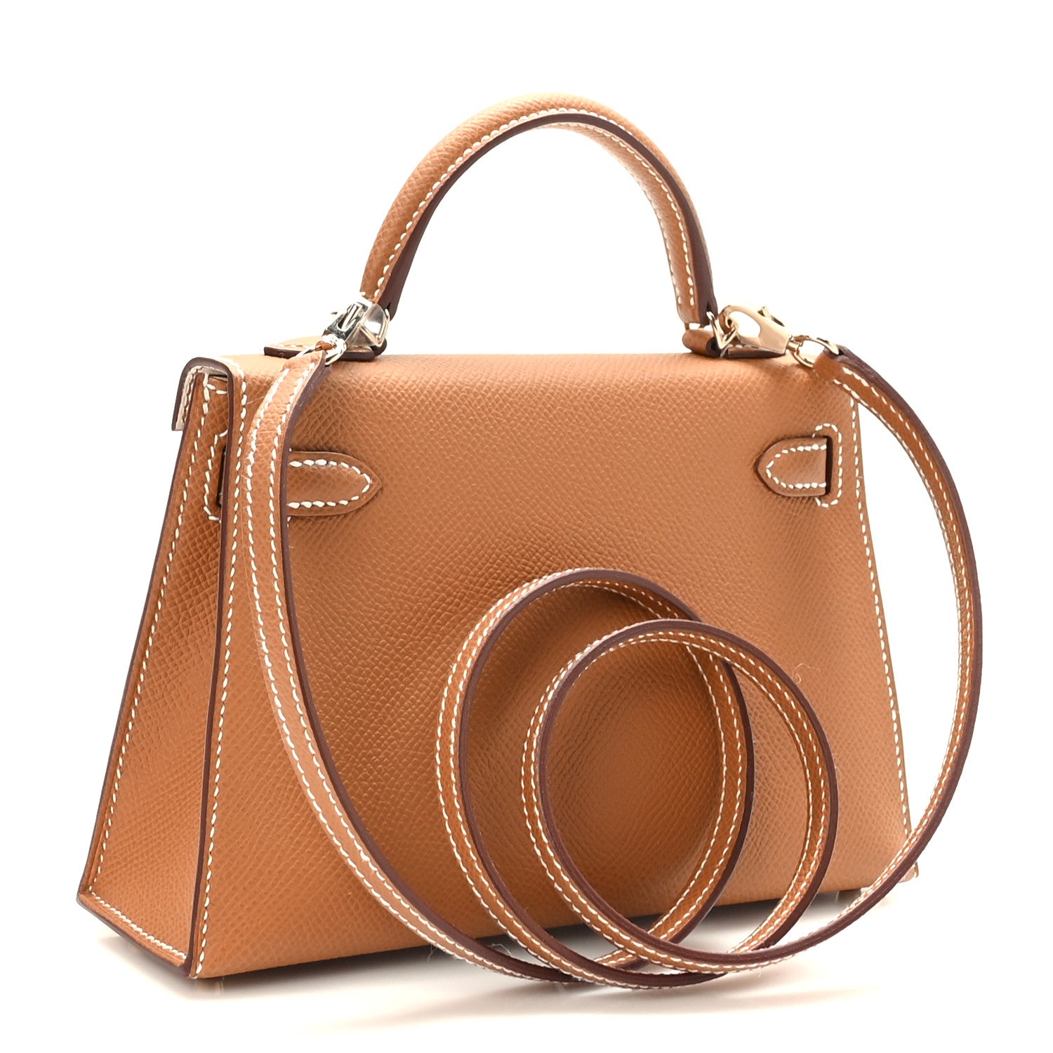 Hermes Epsom Horseshoe Mini Kelly Sellier 20 Gold Nata 3 of 10