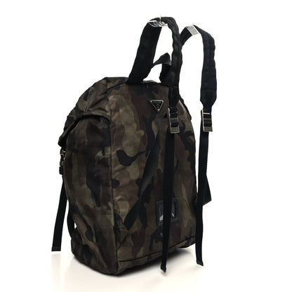 Prada Nylon Camouflage Double Buckle Backpack Mimetico 2 of 8