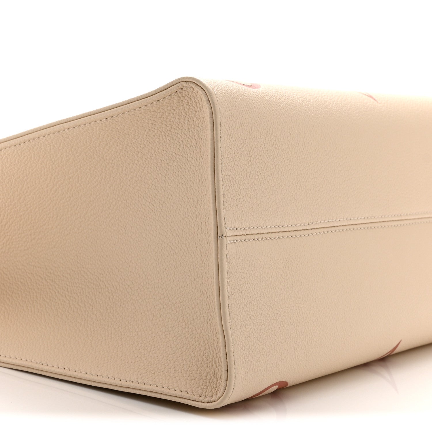 Louis Vuitton Empreinte Monogram Giant Onthego MM Creme Rose Trianon 8 of 9
