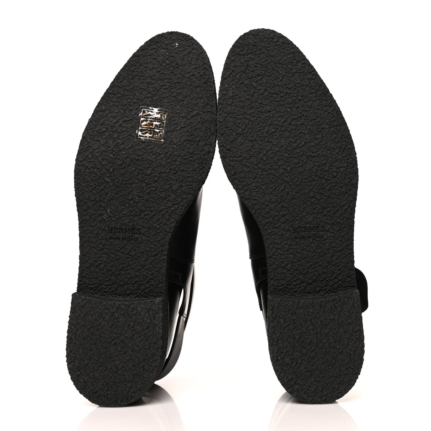 Calfskin Follow Ankle Boots 40 Black