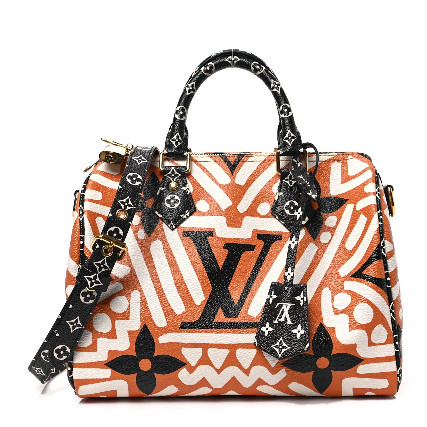 Monogram Giant Crafty Speedy Bandouliere 25 Creme Caramel