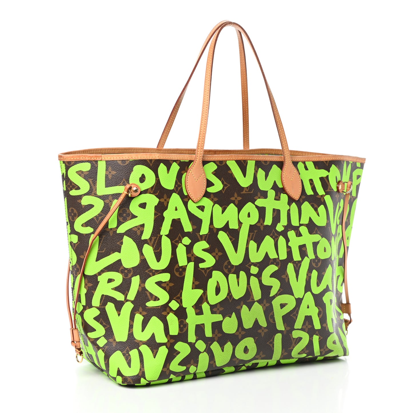 Monogram Graffiti Neverfull GM Green