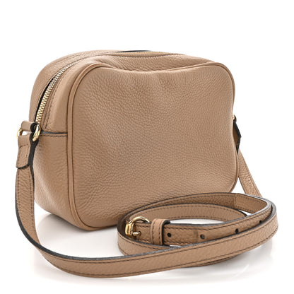 Gucci Pebbled Calfskin Small Soho Disco Bag Rose Beige 3 of 17