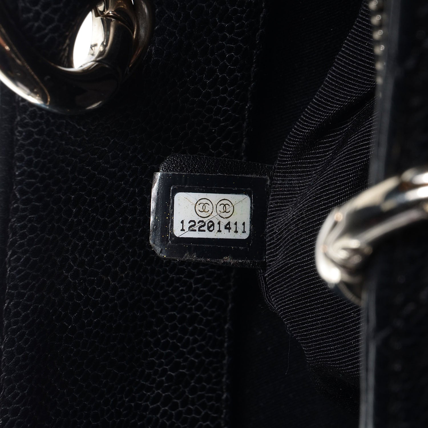 Chanel Caviar Grand Shopping Tote GST Black 7 of 7