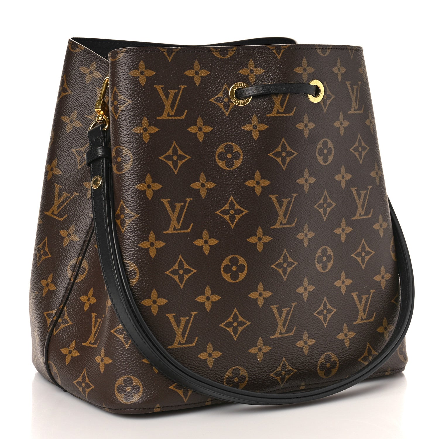 Louis Vuitton Monogram Neonoe MM Black 3 of 8