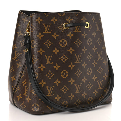 Louis Vuitton Monogram Neonoe MM Black 3 of 8