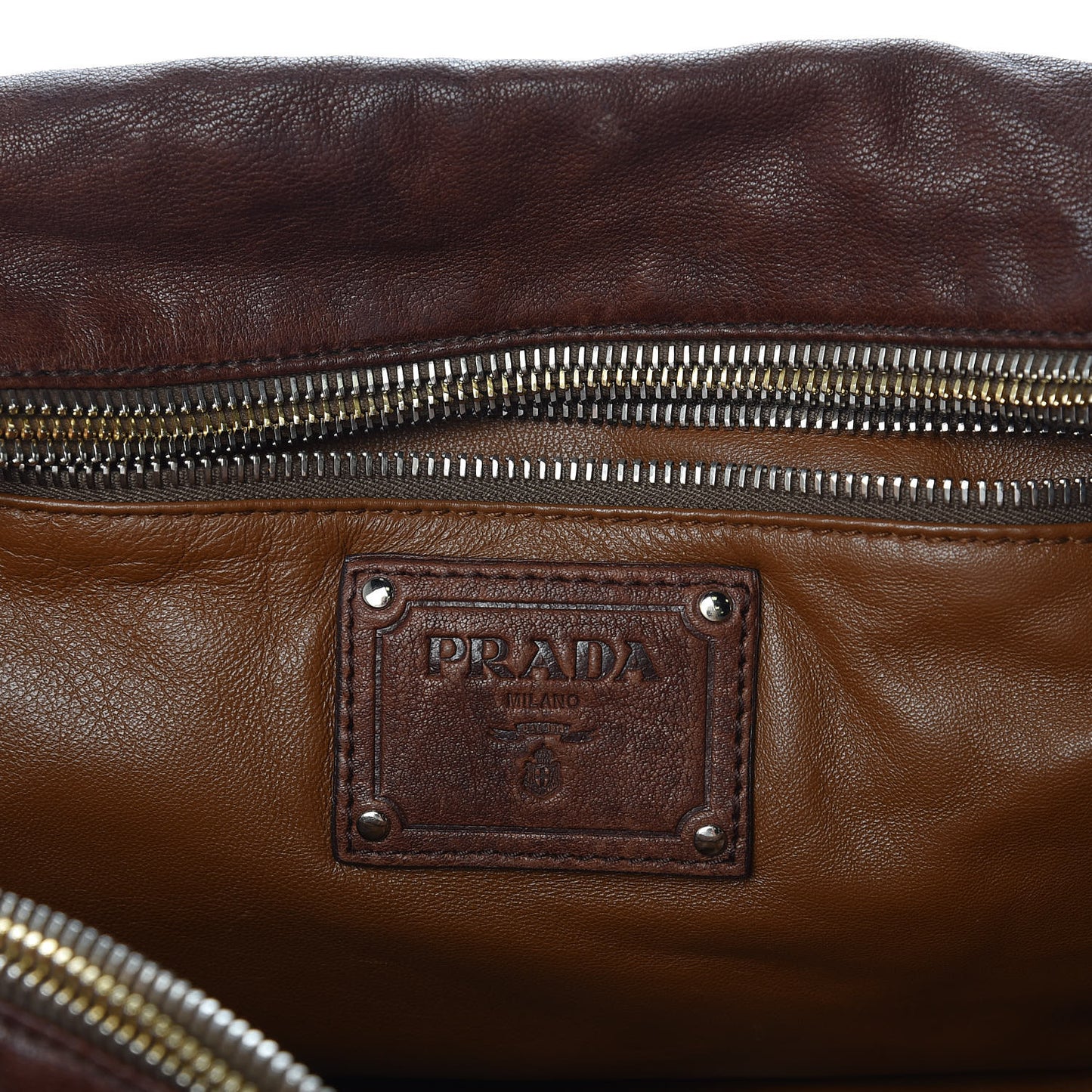 Cervo Antik Bowler Tote Brown