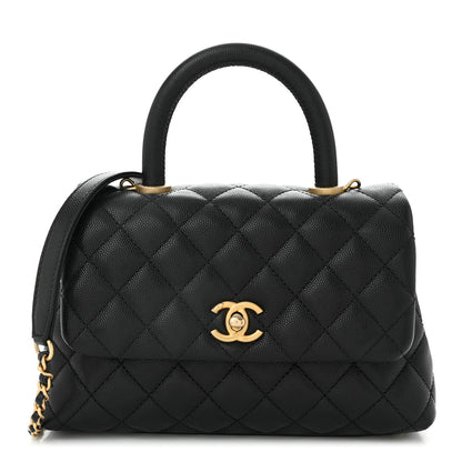 Chanel Caviar Quilted Mini Coco Handle Flap Black 1 of 11