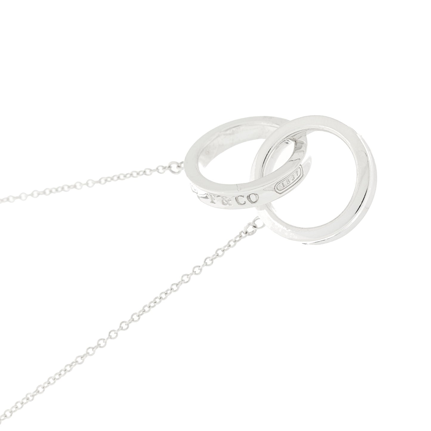 Sterling Silver 1837 Interlocking Circles Pendant Necklace