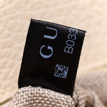 Gucci Dollar Calfskin Interlocking G Shoulder Bag Ivoire 8 of 11