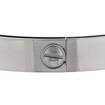 Cartier 18K White Gold LOVE Bracelet 17 6 of 9