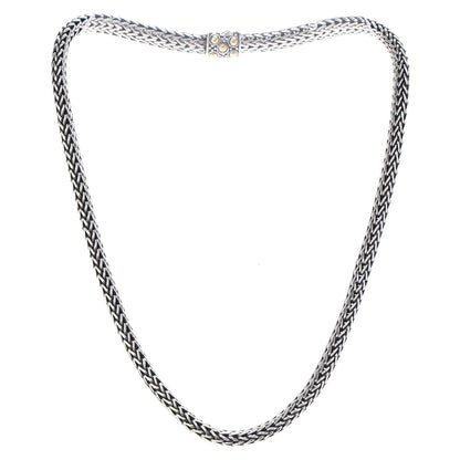 John Hardy Sterling Silver 18K Yellow Gold Dot Classic Chain Necklace 3 of 7