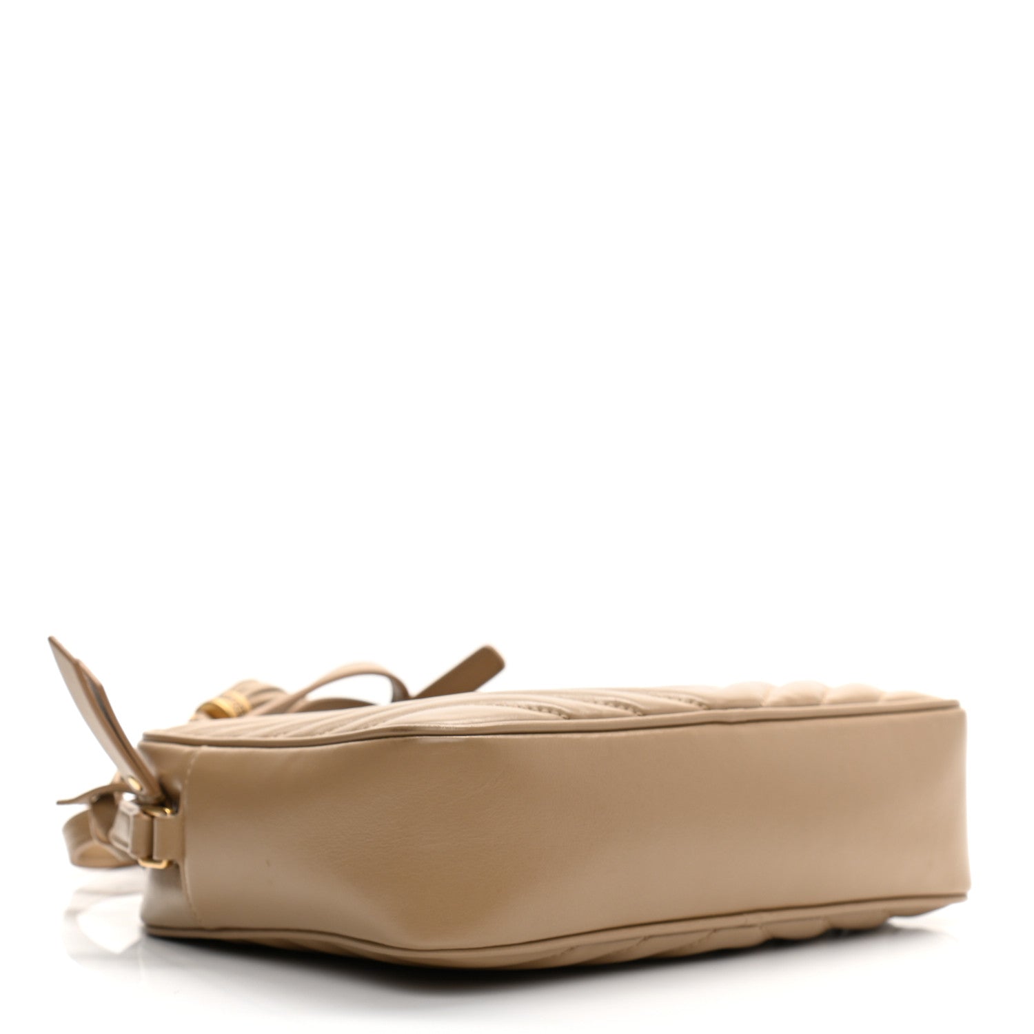 Saint Laurent Calfskin Matelasse Monogram Lou Camera Bag Dark Latte 4 of 13
