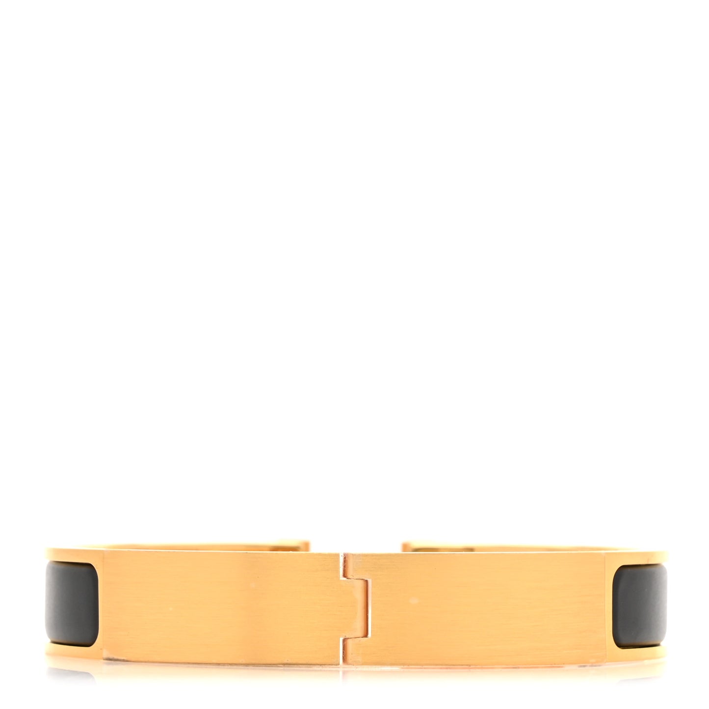 Matte Enamel Narrow Clic Clac HH Bracelet T5 Black