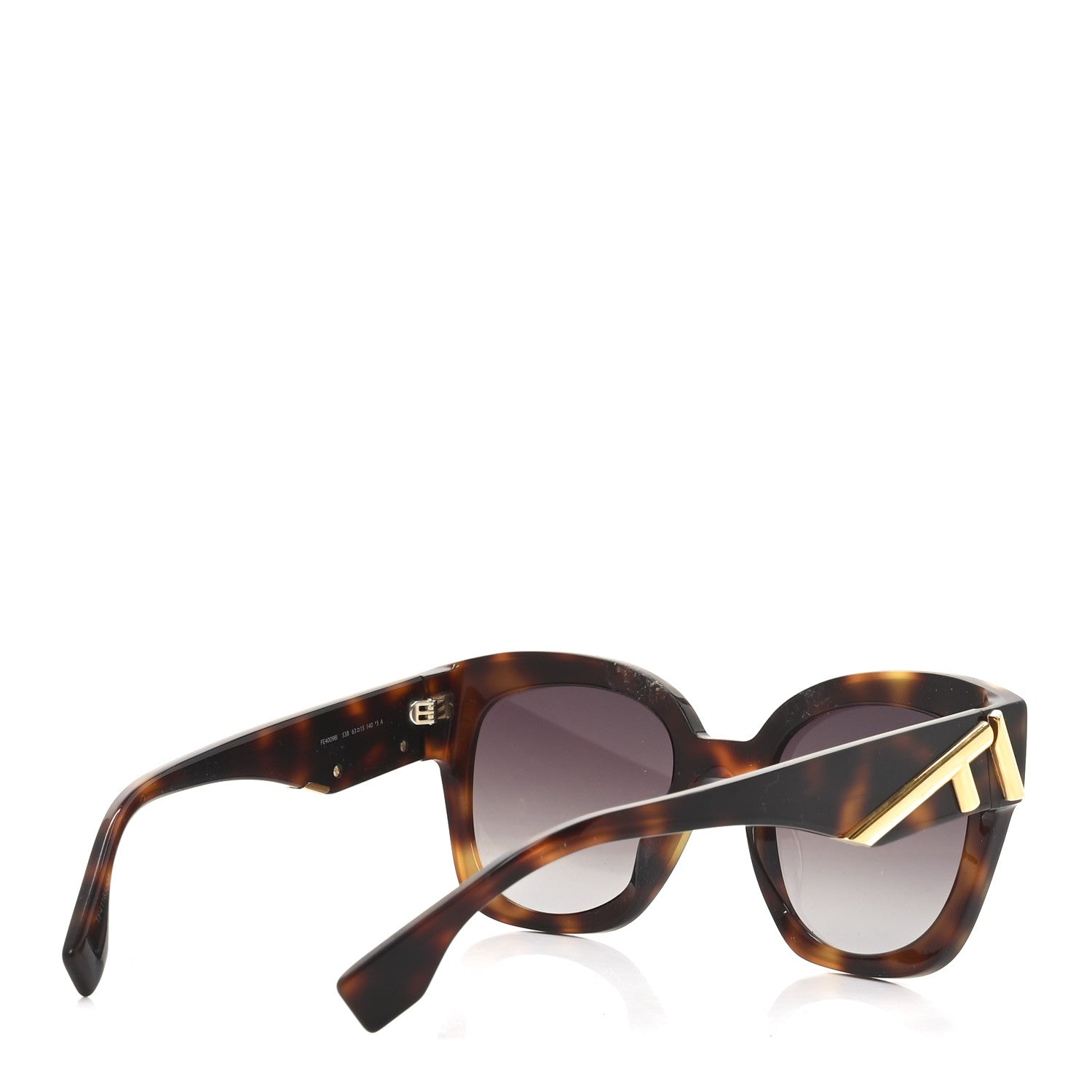 Fendi Acetate Fendi First Sunglasses FE40098I Havana 4 of 6