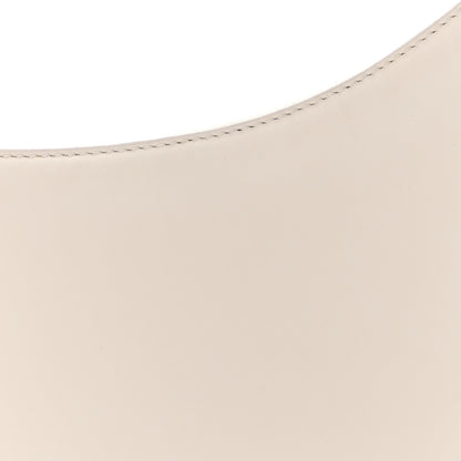 The Row Smooth Calfskin Half Moon Shoulder Bag New Ivory 7 of 11