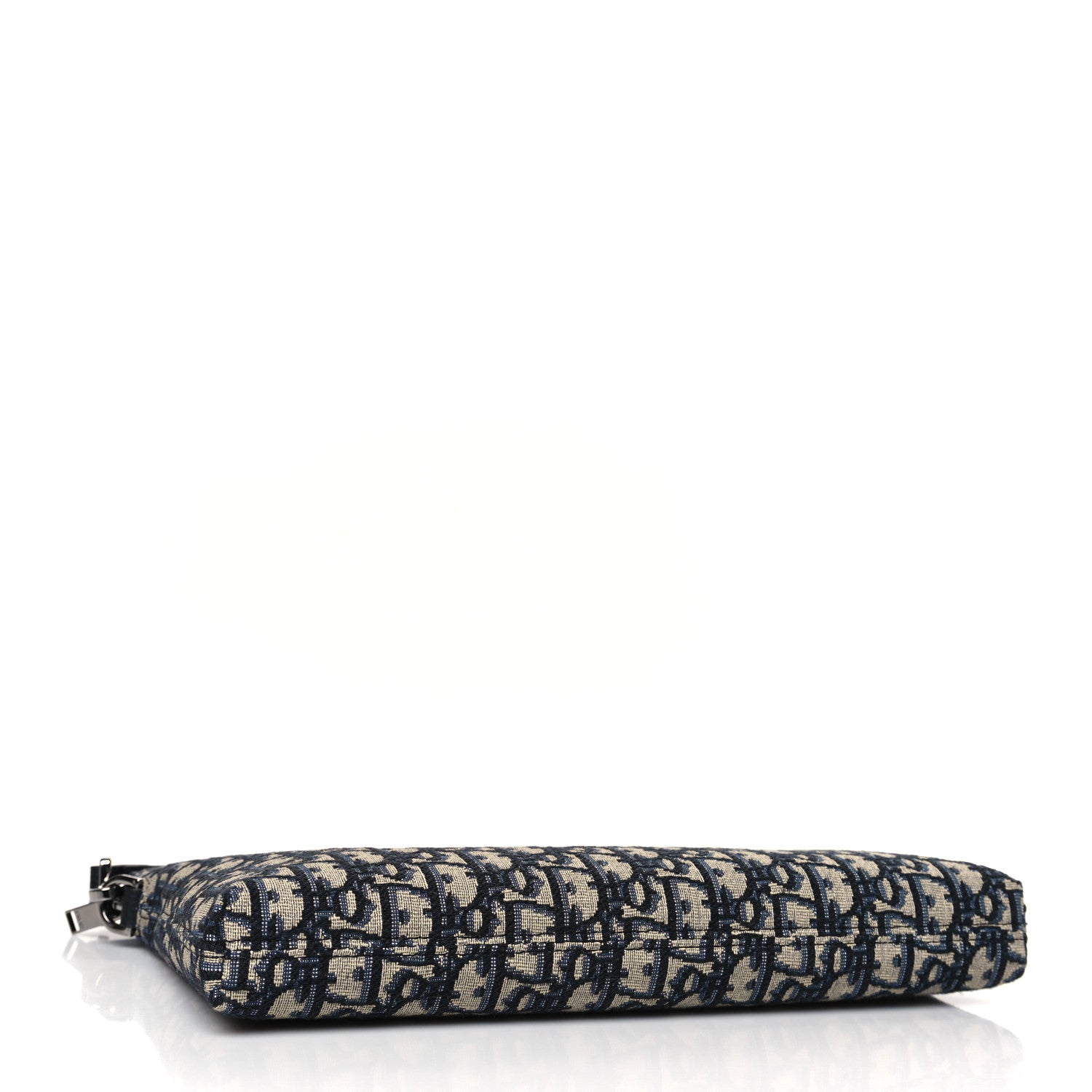 Christian Dior Oblique Pouch Wristlet Blue 4 of 9