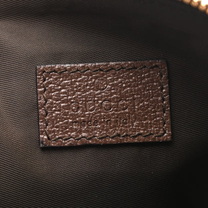 Gucci GG Supreme Monogram Textured Calfskin Web Large Ophidia Cosmetic Case Beige Ebony New Acero 6 of 7