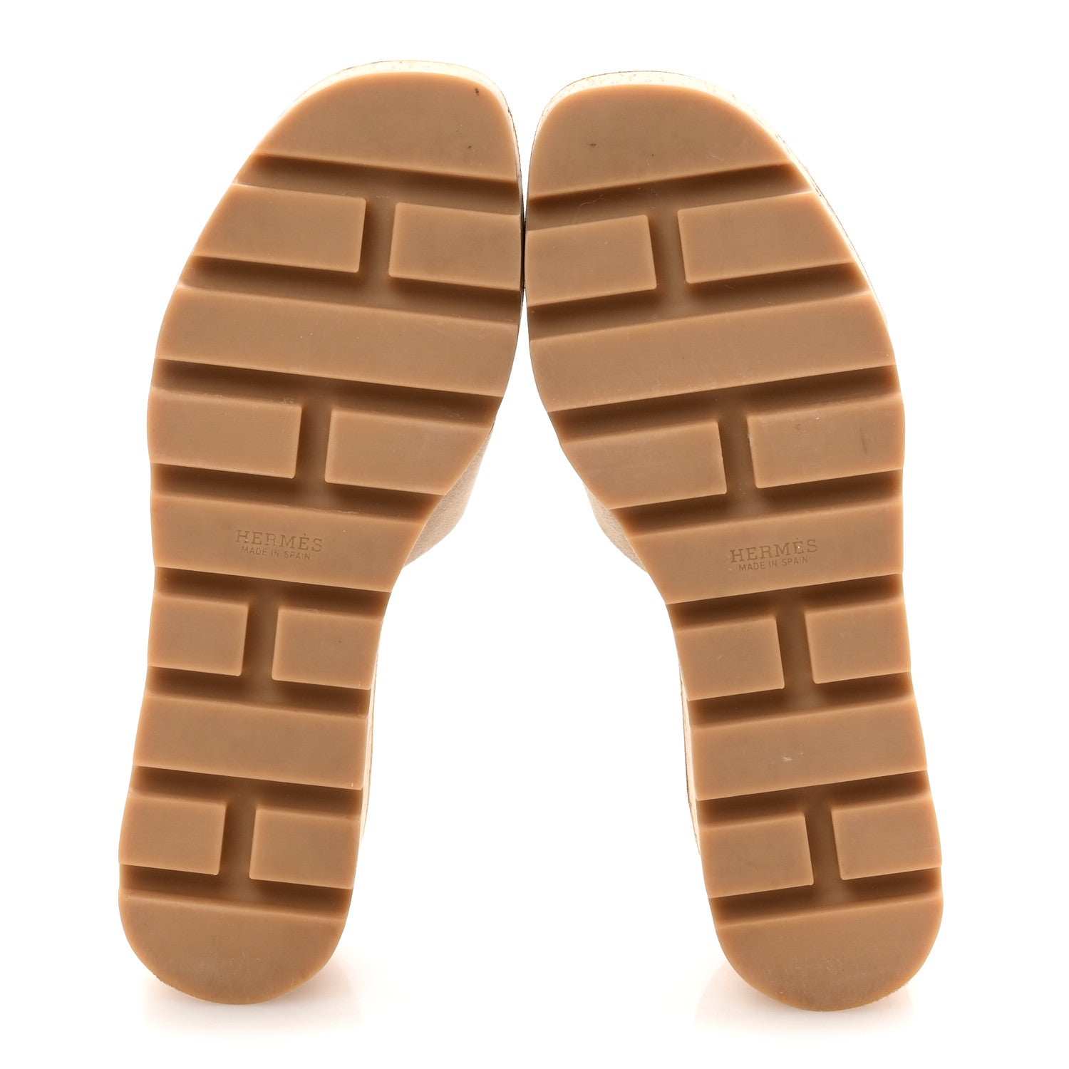 Hermes Suede Goatskin Cork Eze 30 Sandals 37 Beige Argile 6 of 11