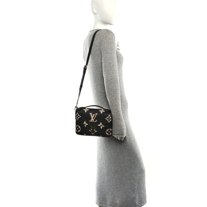 Louis Vuitton Empreinte Monogram Giant Pochette Metis Black Beige 2 of 9
