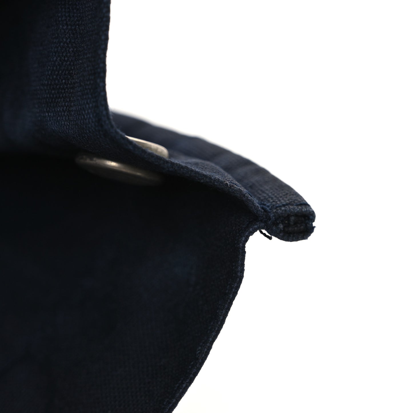 Canvas Tout Fourre PM Navy Brown