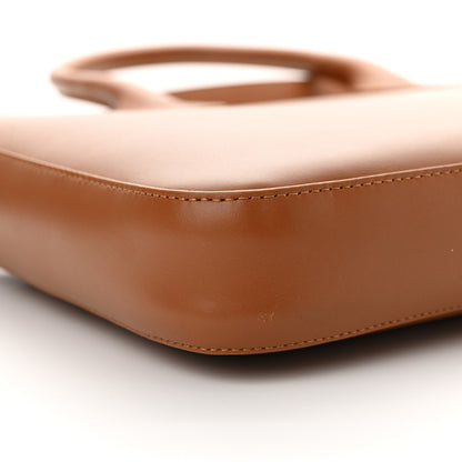 Mansur Gavriel Calfskin Small Briefcase Saddle 8 of 9