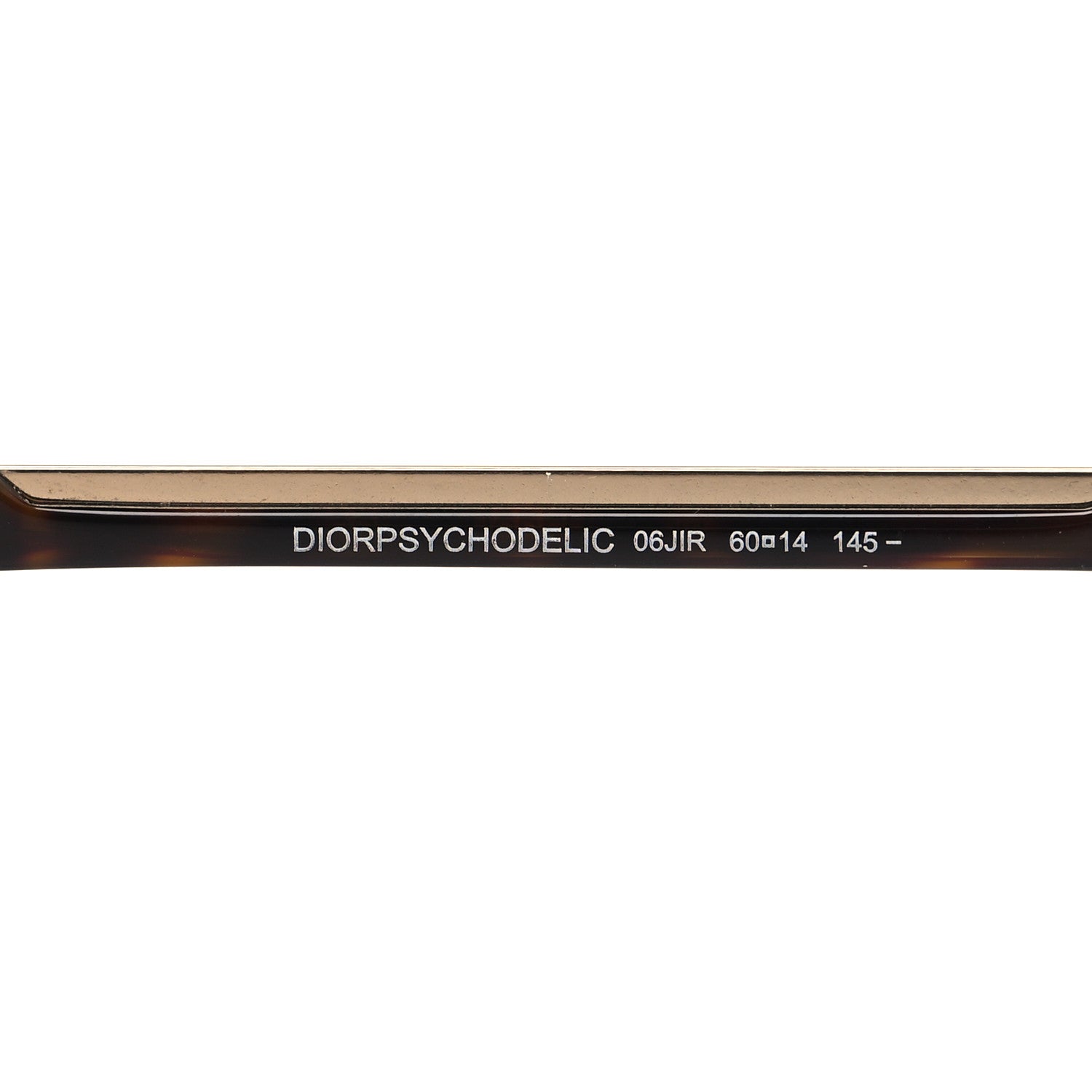 Christian Dior Metal Diorpsychedelic Sunglasses Gold Black 6 of 7