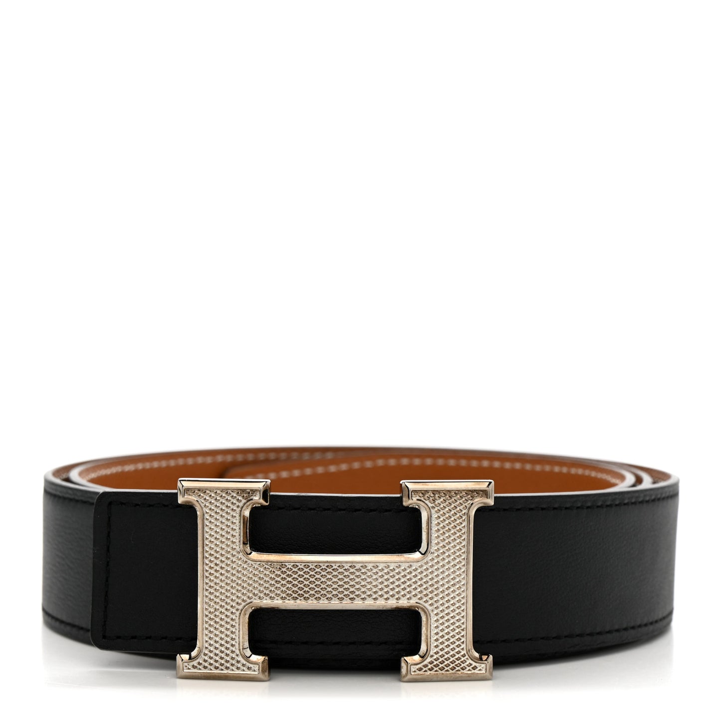 Swift Epsom 32mm Guilloche H Belt 95 38 Black Gold